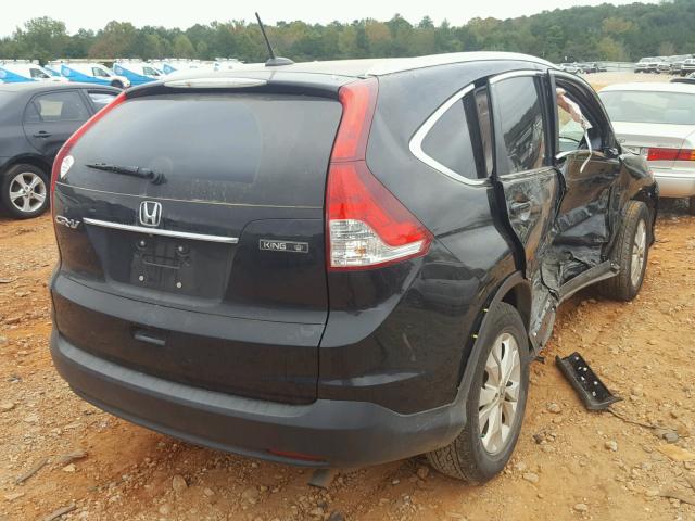 2HKRM3H76EH544835 - 2014 HONDA CR-V EXL BLACK photo 4