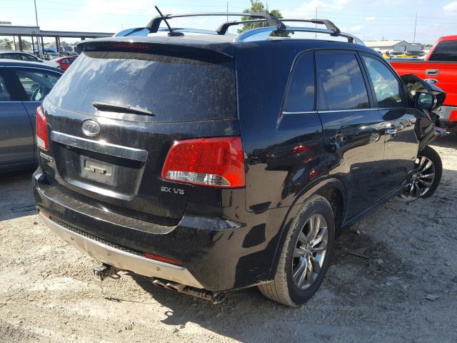 5XYKWDA23BG161759 - 2011 KIA SORENTO SX BLACK photo 4