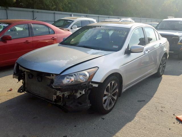 1HGCP36828A017073 - 2008 HONDA ACCORD EXL SILVER photo 2