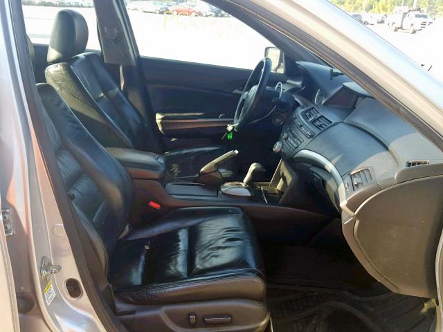 1HGCP36828A017073 - 2008 HONDA ACCORD EXL SILVER photo 5