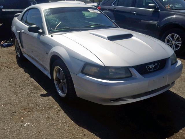 1FAFP42X42F211408 - 2002 FORD MUSTANG GT SILVER photo 1