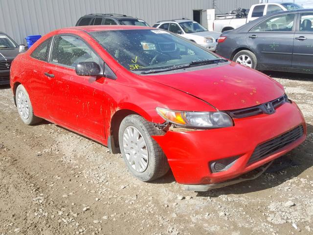 2HGFG11288H007640 - 2008 HONDA CIVIC DX RED photo 1