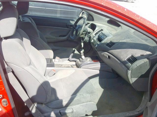 2HGFG11288H007640 - 2008 HONDA CIVIC DX RED photo 5