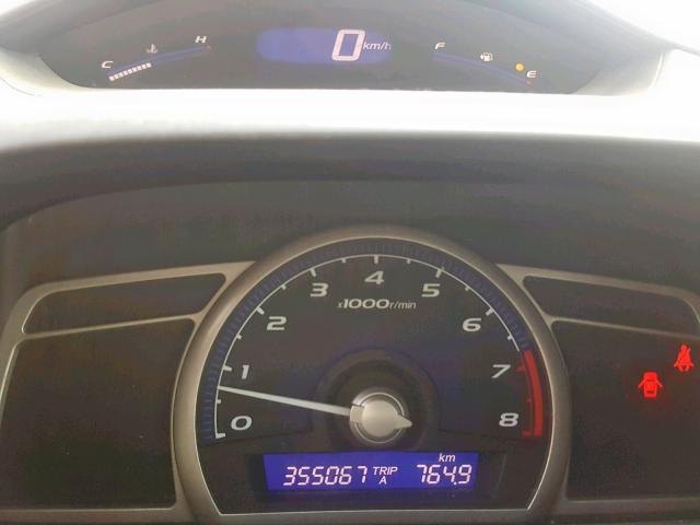 2HGFG11288H007640 - 2008 HONDA CIVIC DX RED photo 8