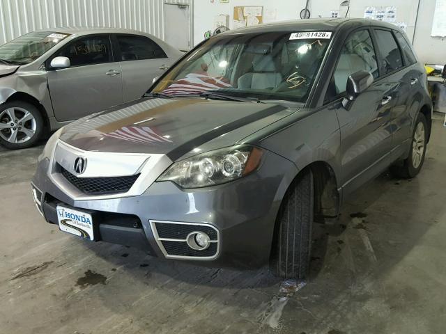 5J8TB1H22CA002836 - 2012 ACURA RDX GRAY photo 2