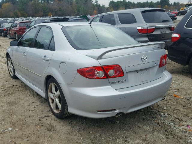 1YVFP80D045N33203 - 2004 MAZDA 6 S SILVER photo 3