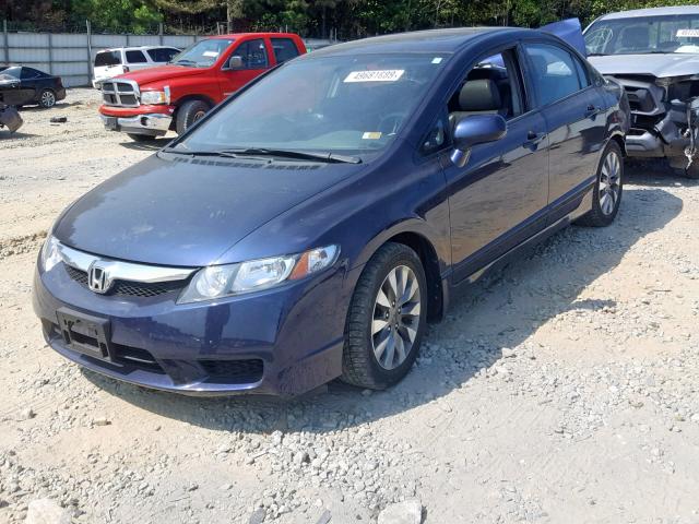 2HGFA16999H500915 - 2009 HONDA CIVIC EXL 紫色 照片 2