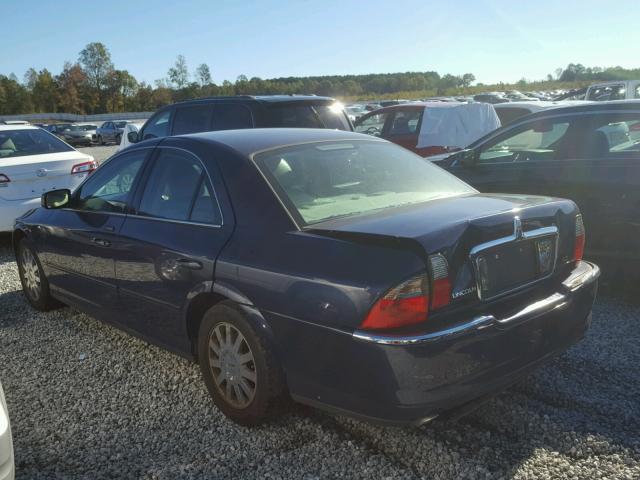 1LNHM86S23Y699373 - 2003 LINCOLN LS BLUE photo 3