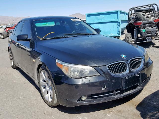 WBANB53516CP01641 - 2006 BMW 550 I BLACK photo 1