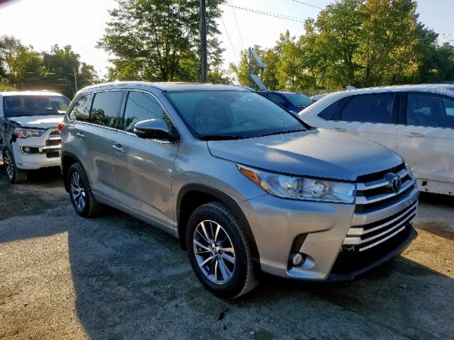 5TDJZRFH2JS559026 - 2018 TOYOTA HIGHLANDER SILVER photo 1