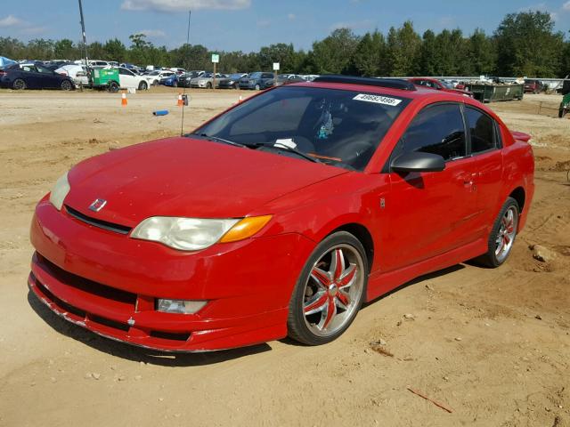 1G8AW12F54Z116509 - 2004 SATURN ION LEVEL RED photo 2
