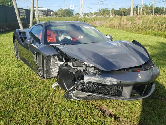 ZFF80AMA4J0234754 - 2018 FERRARI 488 SPIDER GRAY photo 1