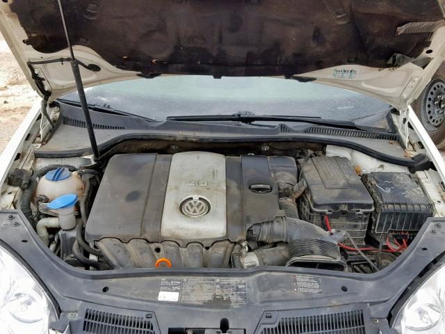 3VWDF71K36M628663 - 2006 VOLKSWAGEN JETTA 2.5L WHITE photo 7