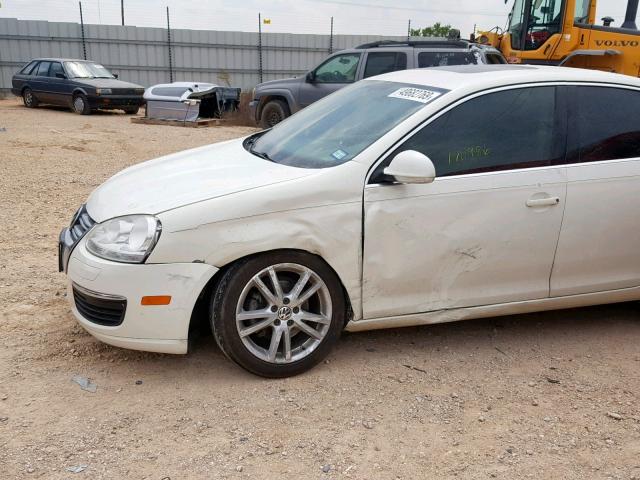 3VWDF71K36M628663 - 2006 VOLKSWAGEN JETTA 2.5L WHITE photo 9