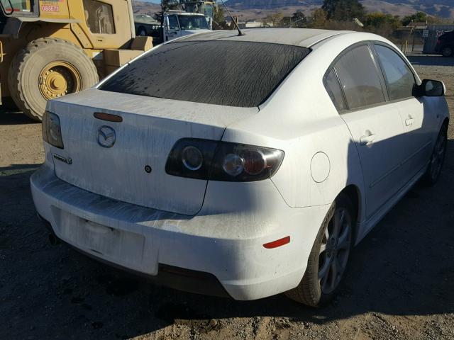 JM1BK324671742217 - 2007 MAZDA 3 S WHITE photo 4