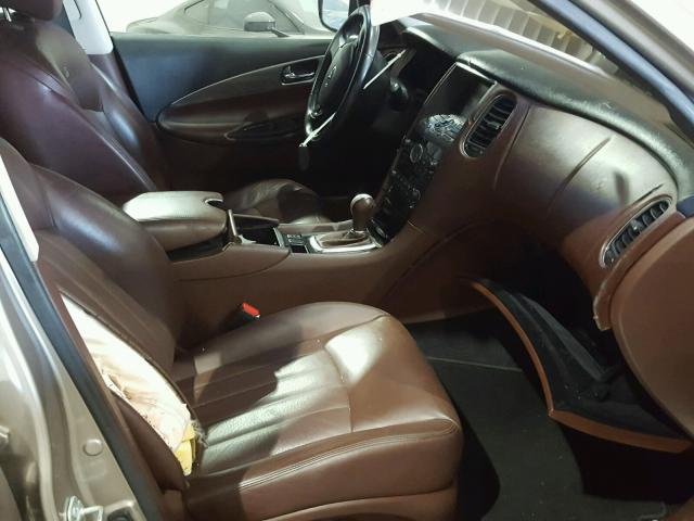 JN1AJ0HP1AM700609 - 2010 INFINITI EX35 BASE GOLD photo 5