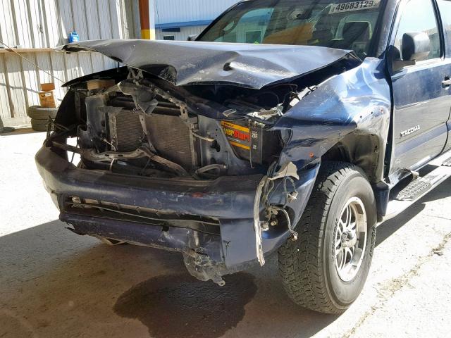 5TEJU62N16Z268732 - 2006 TOYOTA TACOMA DOU BLUE photo 10