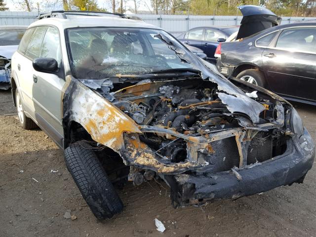 4S4BP61CX57389854 - 2005 SUBARU LEGACY OUT TAN photo 1