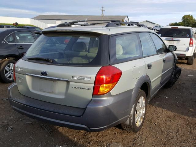 4S4BP61CX57389854 - 2005 SUBARU LEGACY OUT TAN photo 4