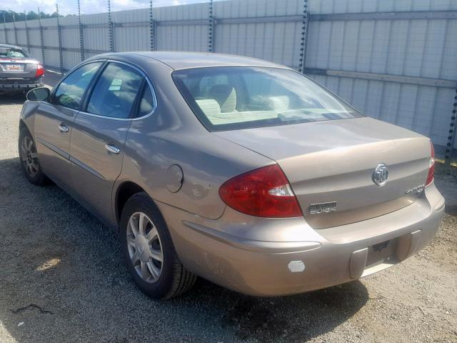 2G4WC552161260134 - 2006 BUICK LACROSSE C GOLD photo 3