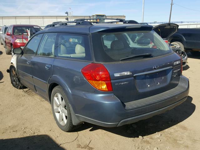 4S4BP62C266310974 - 2006 SUBARU LEGACY OUT BLUE photo 3