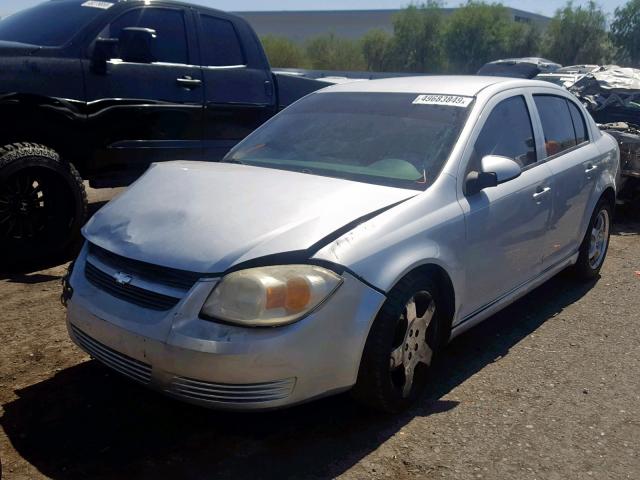 1G1AF5F56A7137769 - 2010 CHEVROLET COBALT 2LT SILVER photo 2