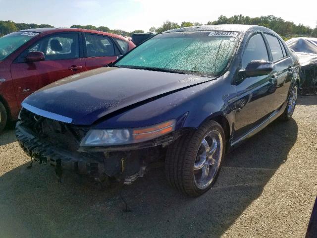 19UUA66268A032310 - 2008 ACURA TL BLUE photo 2