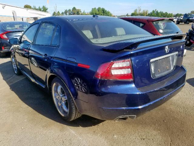 19UUA66268A032310 - 2008 ACURA TL BLUE photo 3