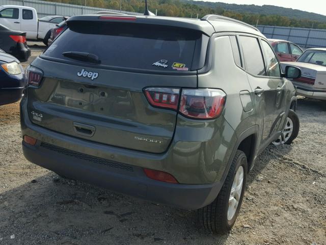 3C4NJDAB5JT283543 - 2018 JEEP COMPASS SP მწვანე ფოტო 4