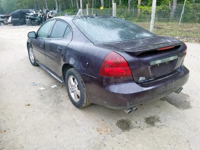 2G2WP552171117151 - 2007 PONTIAC GRAND PRIX PURPLE photo 3