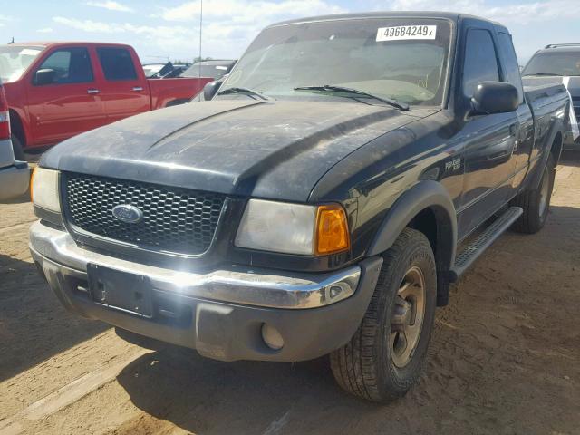 1FTZR15E31PA64422 - 2001 FORD RANGER SUP BLACK photo 2