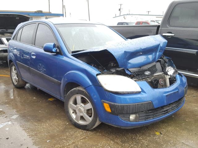 KNADE163066087900 - 2006 KIA RIO 5 BLUE photo 1