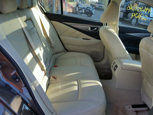 JN1BV7AR3FM422820 - 2015 INFINITI Q50 BASE BROWN photo 6