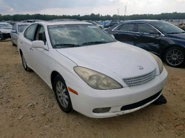 JTHBF30GX36000030 - 2003 LEXUS ES 300 WHITE photo 1