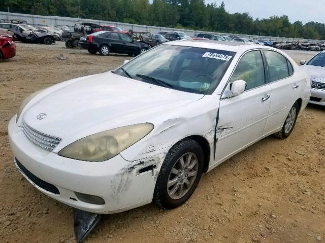 JTHBF30GX36000030 - 2003 LEXUS ES 300 WHITE photo 2