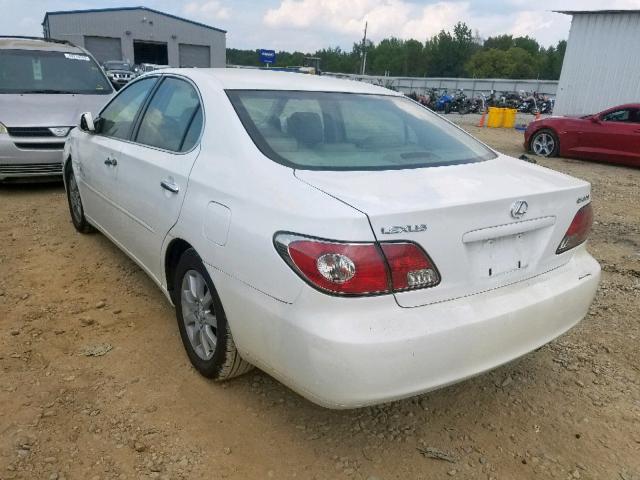 JTHBF30GX36000030 - 2003 LEXUS ES 300 WHITE photo 3