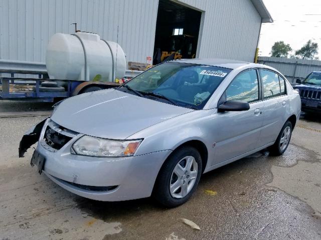 1G8AJ55F37Z112545 - 2007 SATURN ION LEVEL SILVER photo 2