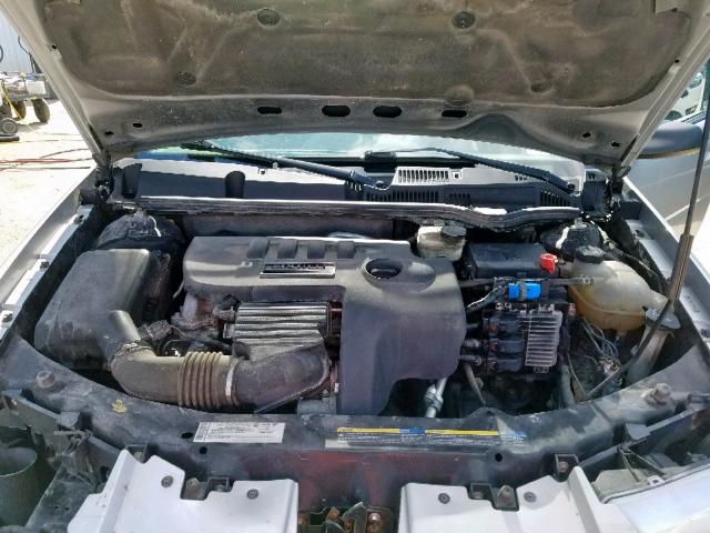 1G8AJ55F37Z112545 - 2007 SATURN ION LEVEL SILVER photo 7