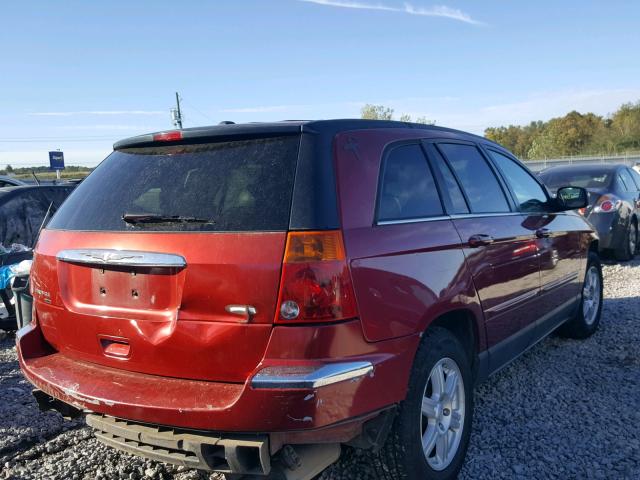 2A4GM68486R891242 - 2006 CHRYSLER PACIFICA T RED photo 4