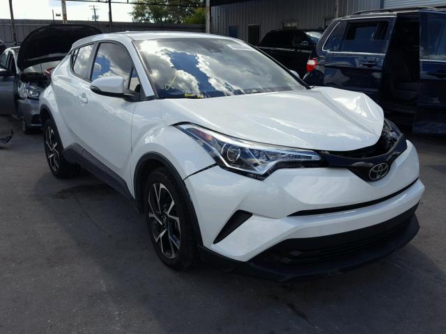 NMTKHMBX2JR035154 - 2018 TOYOTA C-HR XLE WHITE photo 1