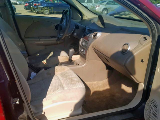 1G8AJ55FX7Z193849 - 2007 SATURN ION LEVEL BURGUNDY photo 5
