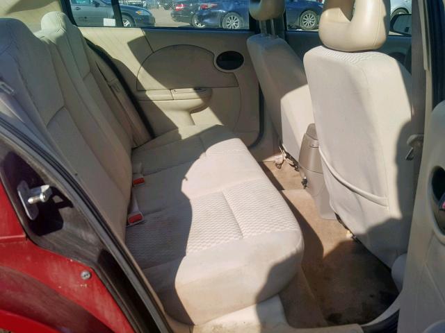 1G8AJ55FX7Z193849 - 2007 SATURN ION LEVEL BURGUNDY photo 6