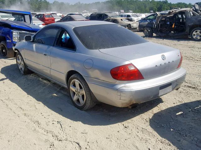 19UYA42651A015227 - 2001 ACURA 3.2CL TYPE SILVER photo 3
