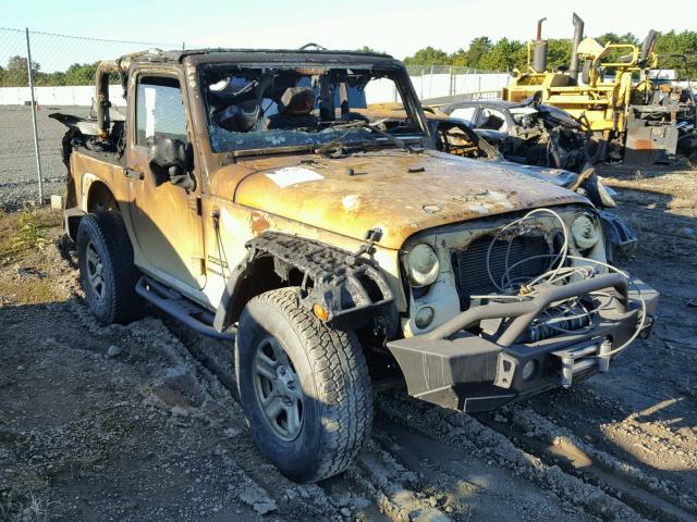 1C4AJWAG3EL157883 - 2014 JEEP WRANGLER S 白色 照片 1