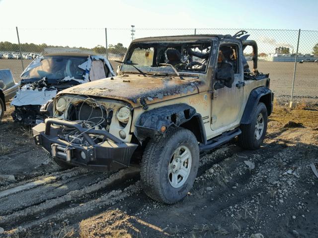 1C4AJWAG3EL157883 - 2014 JEEP WRANGLER S 白色 照片 2