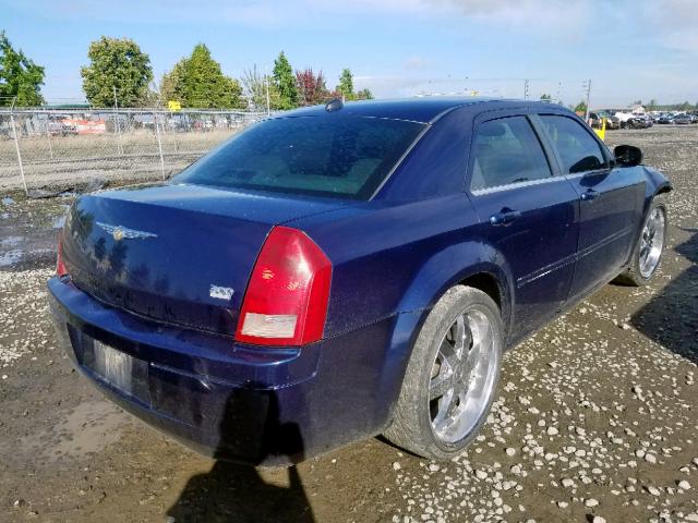 2C3LA53G16H115778 - 2006 CHRYSLER 300 TOURIN BLUE photo 4