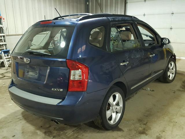 KNAFG526577089437 - 2007 KIA RONDO LX BLUE photo 4