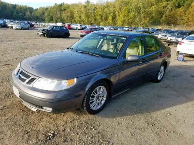 YS3ED49A553530590 - 2005 SAAB 9-5 ARC GRAY photo 2