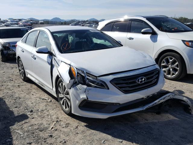 5NPE34AF4FH090191 - 2015 HYUNDAI SONATA SPO WHITE photo 1