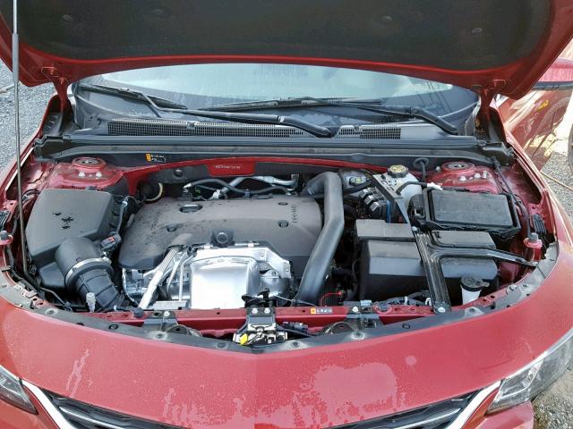 1G1ZE5SX8JF120118 - 2018 CHEVROLET MALIBU PRE MAROON photo 7